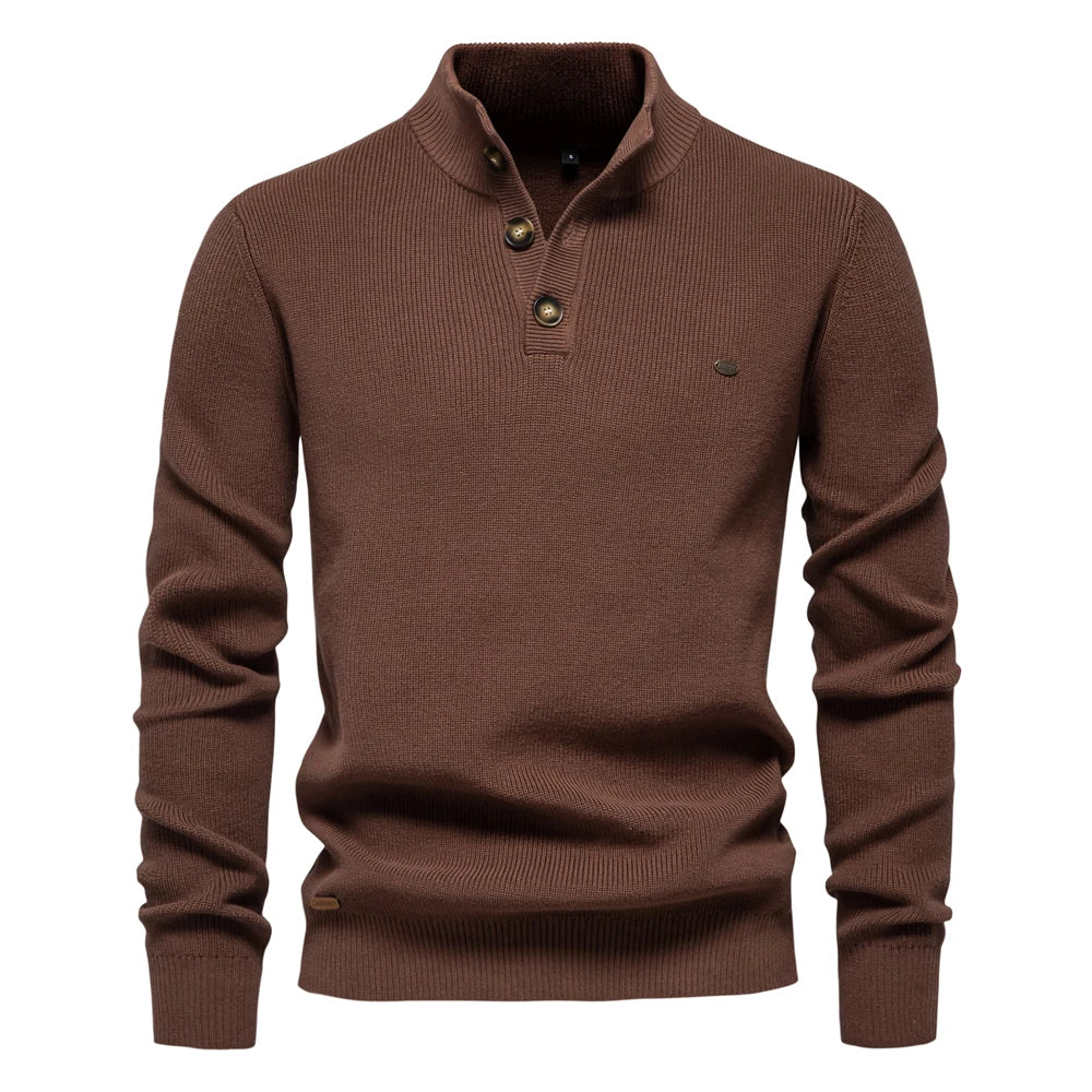 James - Sweater Masculino com Botões