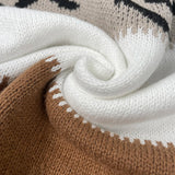 Pullover com padrão de leopardo