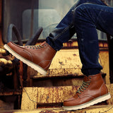 Dustin | Botas de Inverno de Couro Premium