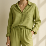 Yvonne™ | Conjunto de 2 peças - Blusa & Calças Largas