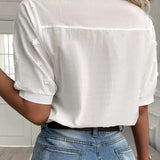 Andrea™ | Blusa Elegante com Decote em V