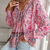 Arya - Blusa Elegante com Flores