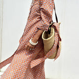 Anneloes™ | Elegante vestido camisa xadrez