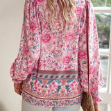 Arya - Blusa Elegante com Flores