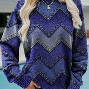 EVA – SWEATSHIRT DE CACHEMIRA GEOMÉTRICO