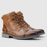 Dallas | Botas Oxford de Couro Premium Artesanais