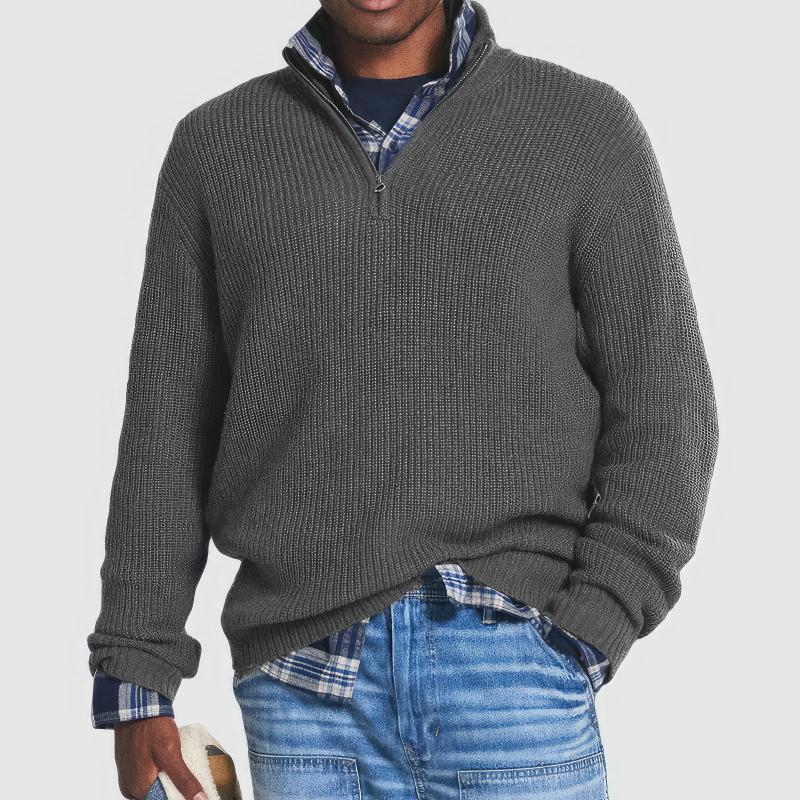 Finn | Sweater de Malha com Zíper para Homem