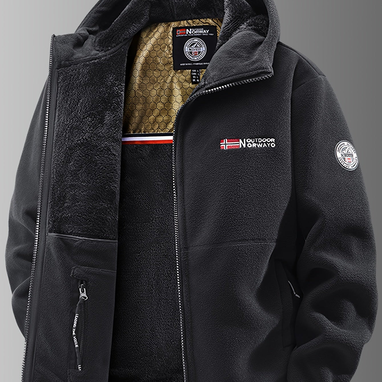 Natan | Casaco de Fleece Térmico com Capuz