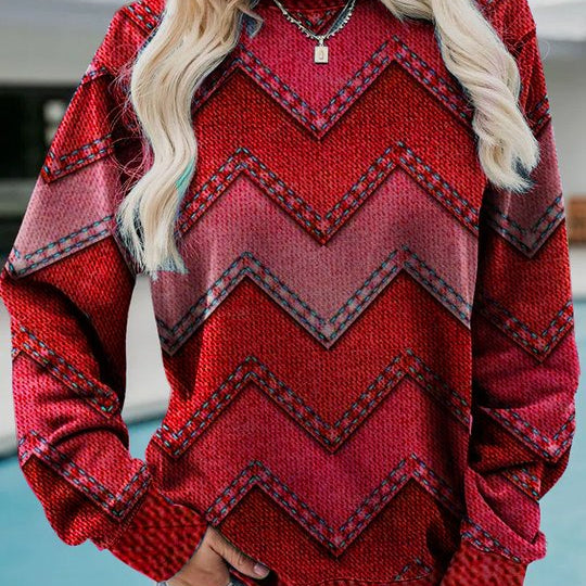 EVA – SWEATSHIRT DE CACHEMIRA GEOMÉTRICO