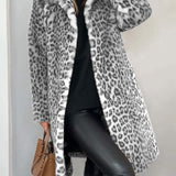 Graciela™ Casaco de Leopardo