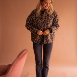 Susanne™ | Casaco Trendy com Padrão de Leopardo