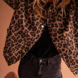 Susanne™ | Casaco Trendy com Padrão de Leopardo