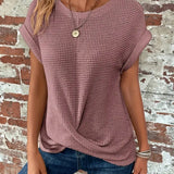 Ellis™ | Blusa Elegante com Decote Redondo