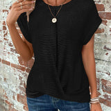 Ellis™ | Blusa Elegante com Decote Redondo