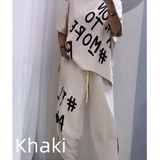 T-Shirt e Calças Casuais como Conjunto para Senhoras