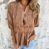Aukje™ Blusa Chique Estilo Ibiza