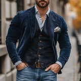 Harrison™ | Conjunto de Blazer Clássico e Colete